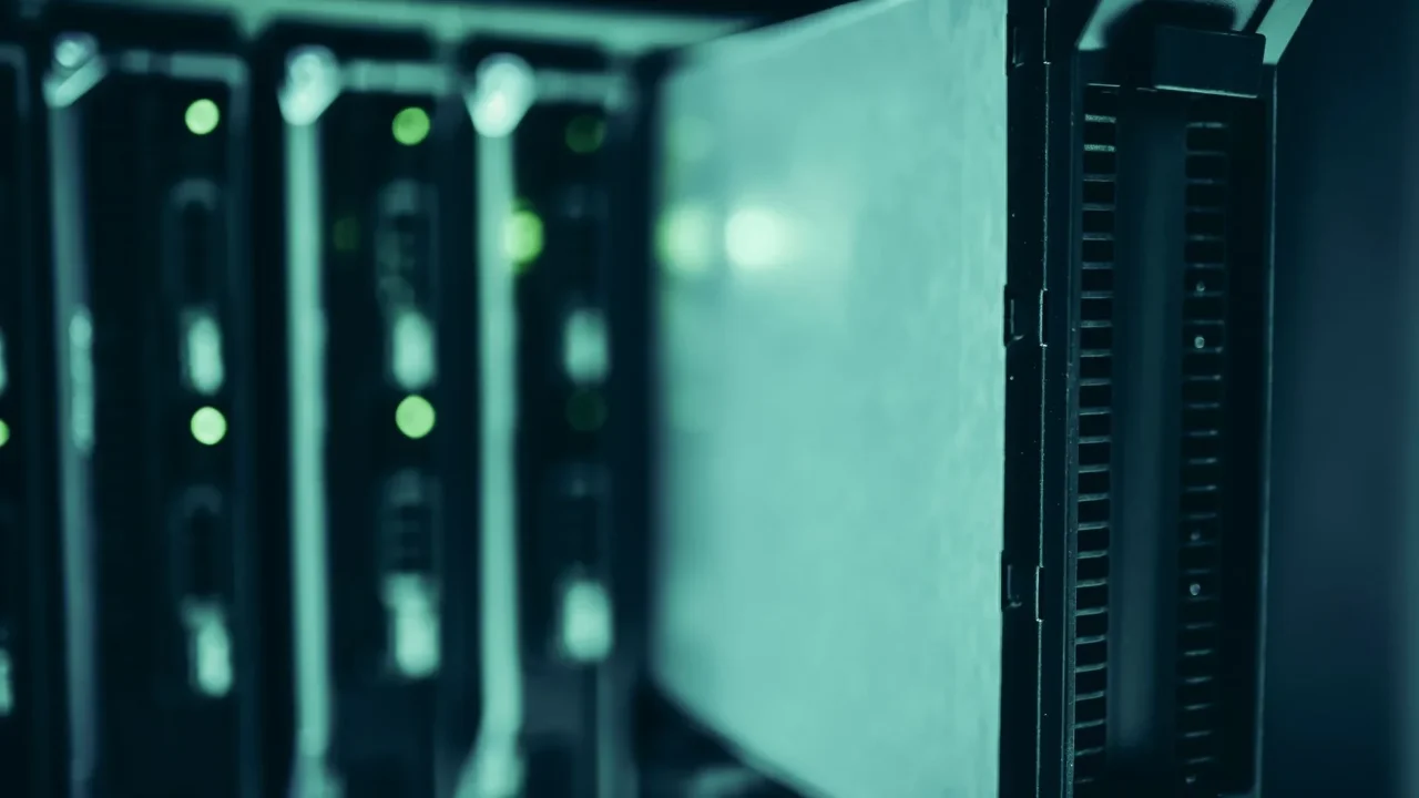 Data Migration Server Rack